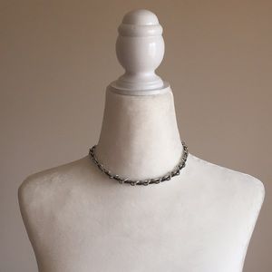 Nine West - Black & Silver Choker Style Necklace